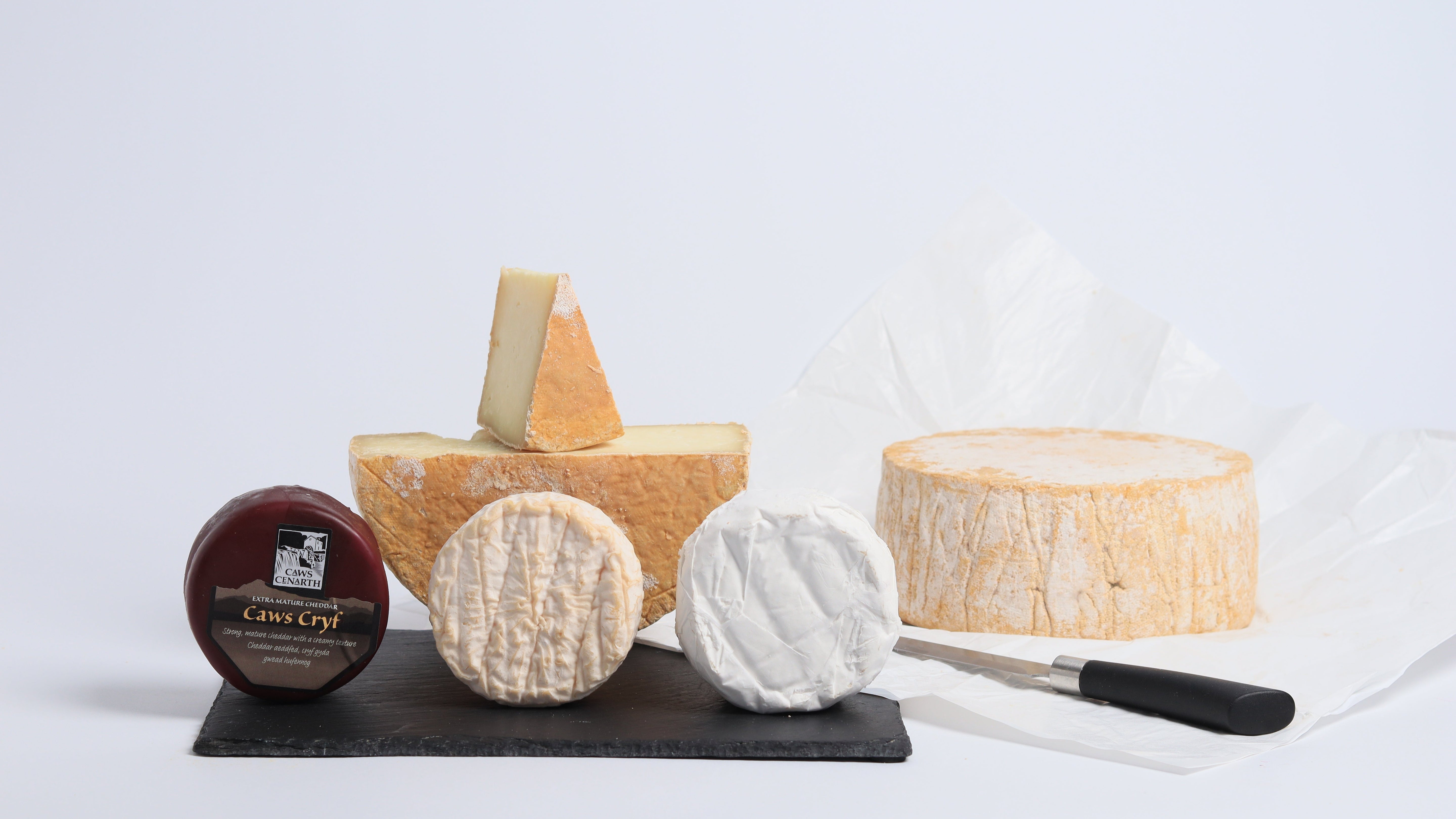 A selection of 4 artisan cheeses