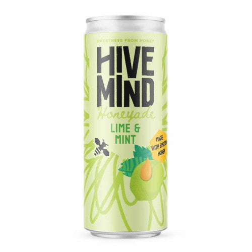 Hive Mind - Lime and Mint Honeyade - 330ml