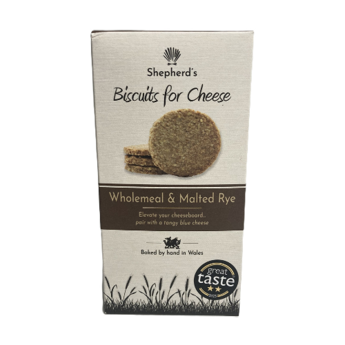 Shepherd's Welsh Biscuits, Wholemeal and Malted Rye - 144g