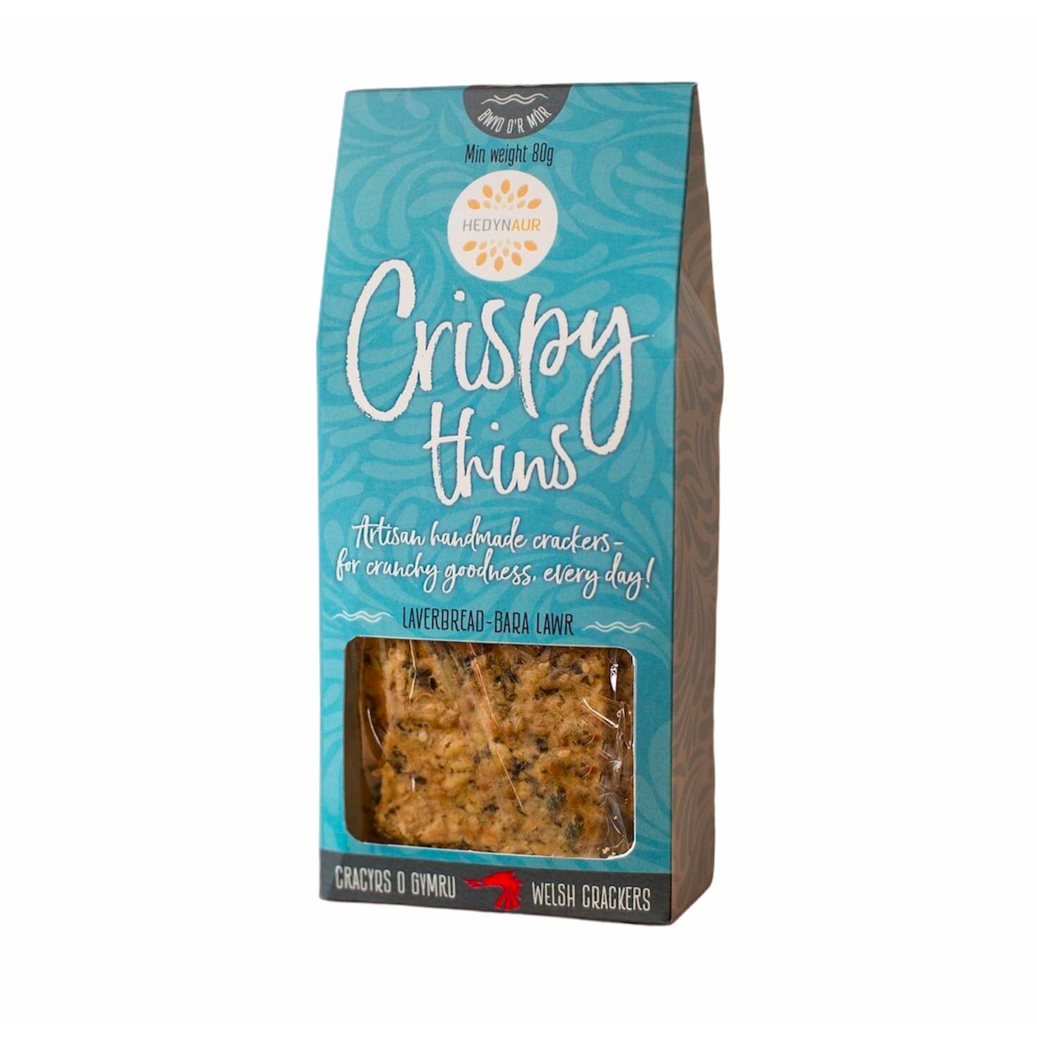 Crispy Thins Laver Bread Crackers 80g