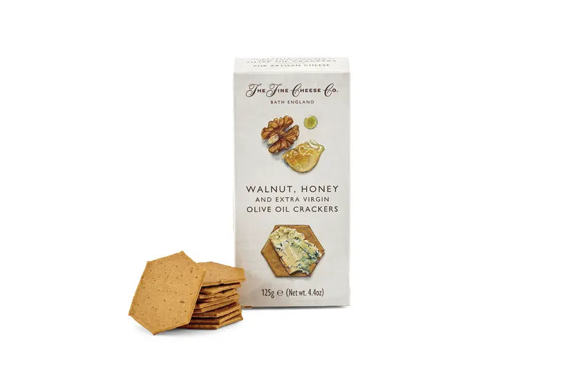 The Fine Cheese Company - Walnut, honey and extra virgin olive oil crackers - 125g
