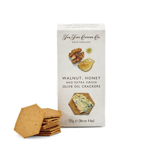 The Fine Cheese Company - Walnut, honey and extra virgin olive oil crackers - 125g