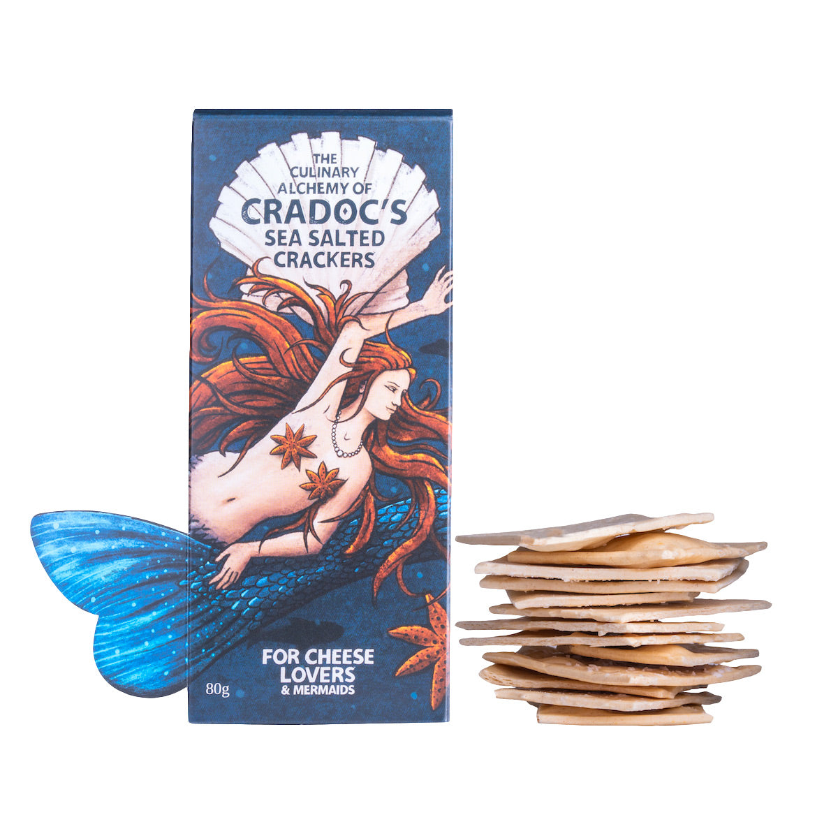 Cradoc's Sea Salted crackers 80g