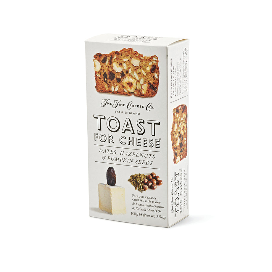 The Fine Cheese Company - Toast for Cheese dates, hazelnuts and pumpkin seeds