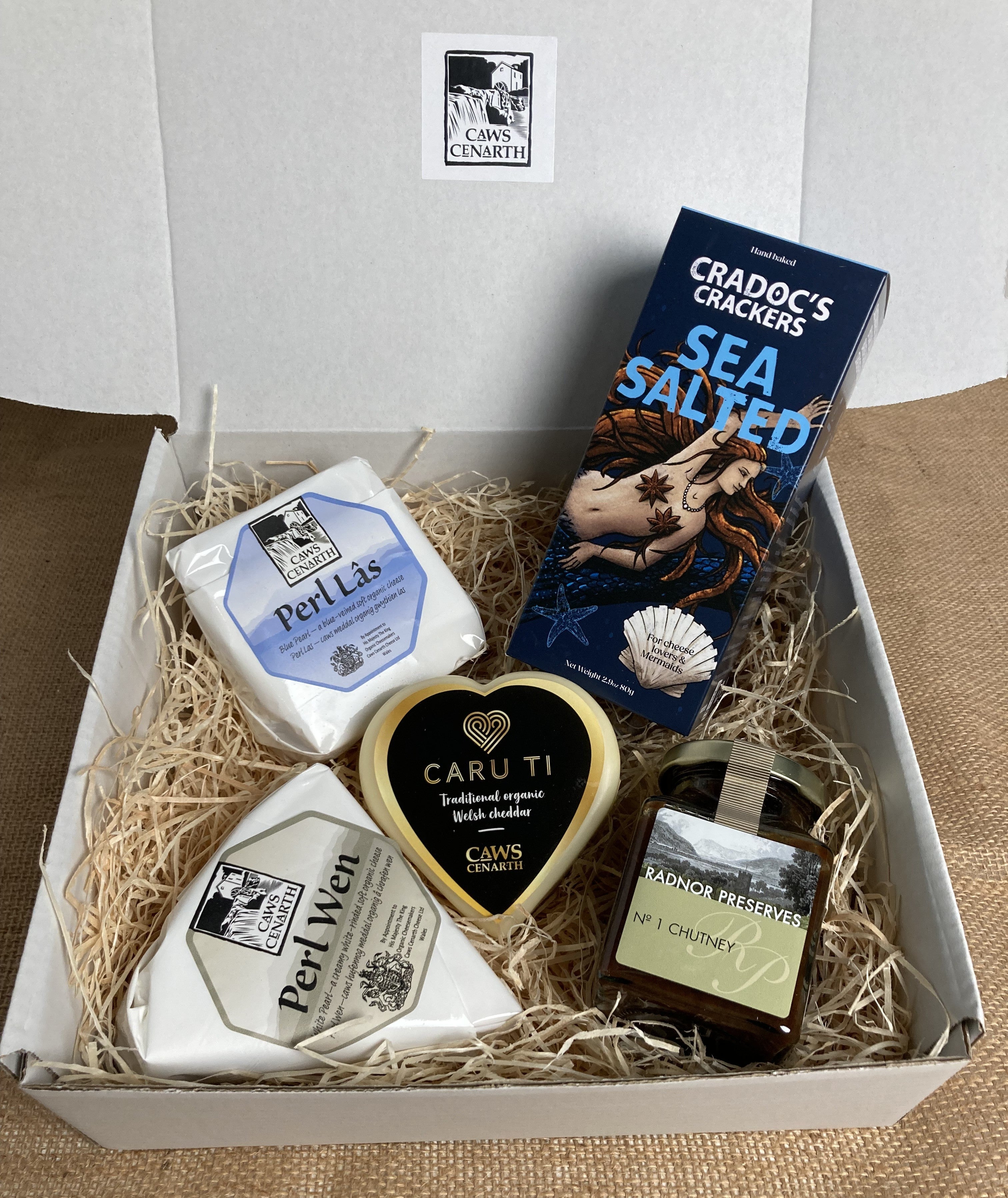 St Dwynwen's Cheese Gift Hamper