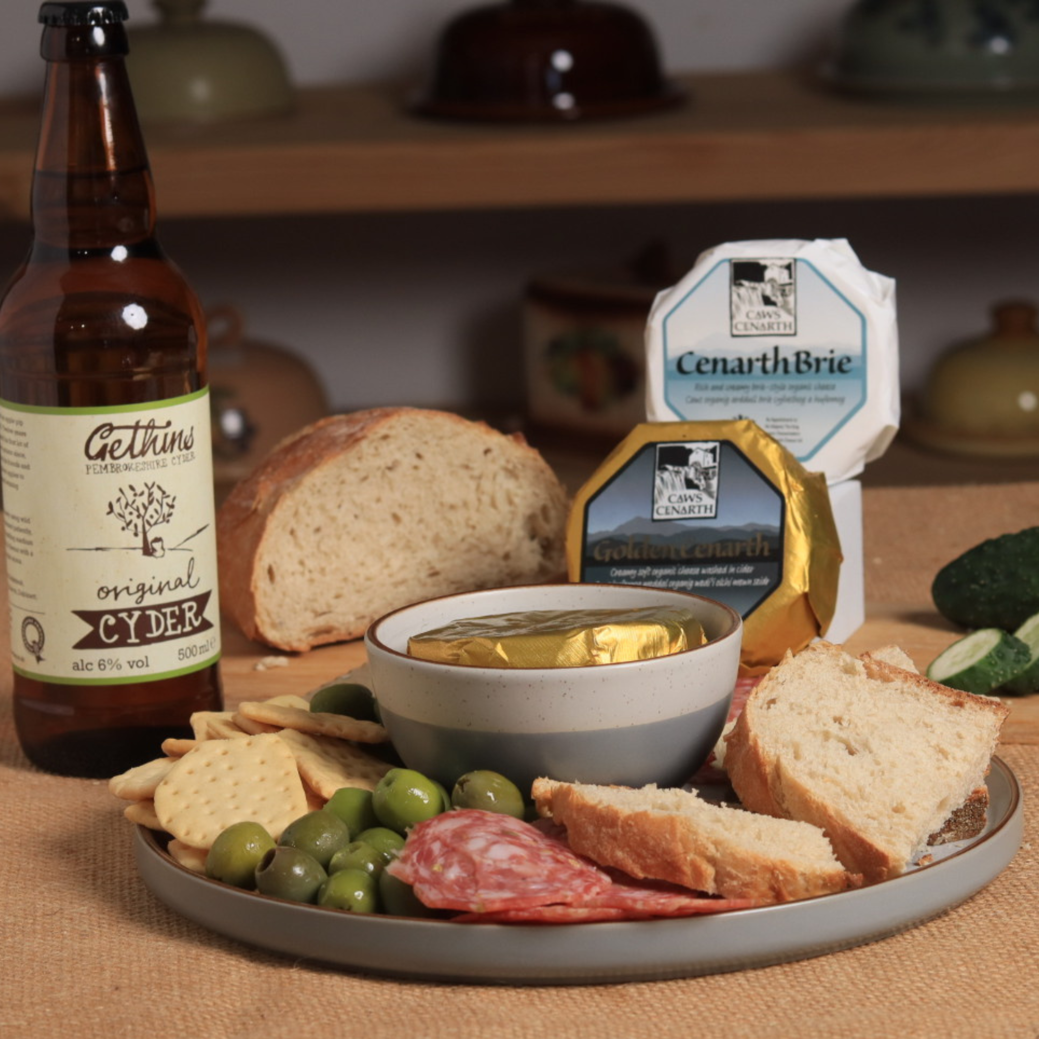 Golden Cenarth and Cenarth Brie - 3 cheeses £15 with delivery!