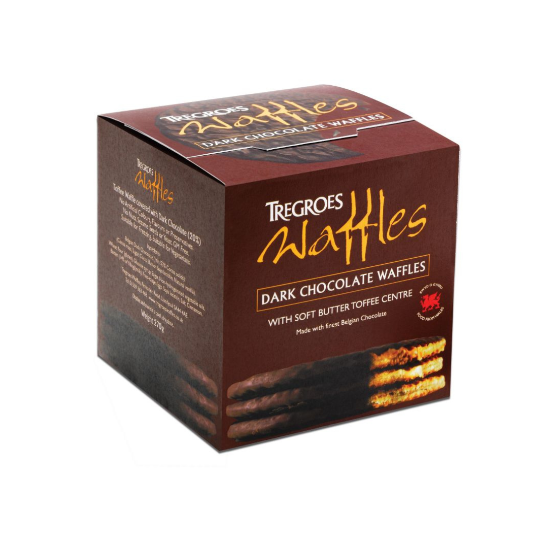 Tregroes dark chocolate Waffles - 270g