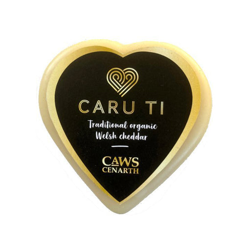 Welsh Love Heart Cheese - Cryf Extra Mature Cheddar 200g