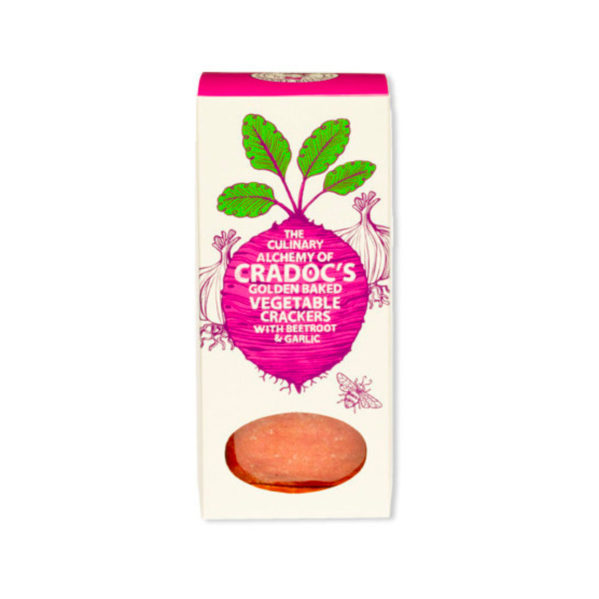 Cradoc's Vegetable crackers with Beetroot and Garlic 80g