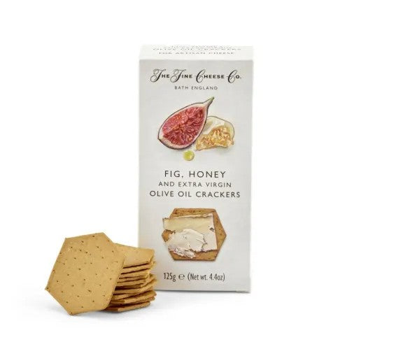 The Fine Cheese Company - Fig, Honey and Extra Virgin Olive Oil Crackers -125g